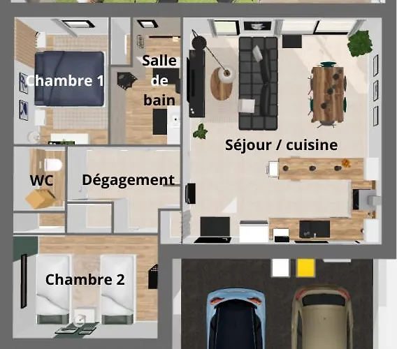 New House With Garden - Beaches 11 Min Away * 莱居永叙尔维